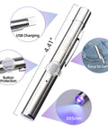 Fast Curing UV Resin Kit With Light 30g Bond In 5 To 10 Seconds Jewelry And Craft Adhesive For Plastic Glass And Decor Includes UV Flashlight
