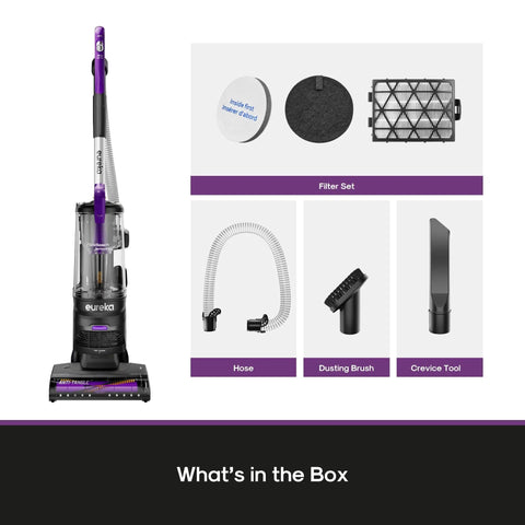 Eureka FlexReach Bagless Vacuum With Lift-Away Wand And Swivel Base For Stairs Upholstery And Hardwood. Powerful Suction Corded Cleaner For Whole House Deep Cleaning Dust Pet Hair. Versatile Stick And Canister Combo Made Easy For Every Room In Your Home