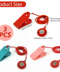3 Pack Universal Treadmill Safety Keys Magnetic Emergency Stop Key Set Red Blue Pink Color Coded Replacement