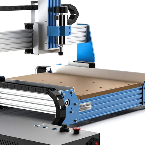 Heavy Duty Mdf Spoilboard With Pre Installed Threaded Inserts For Proverxl 4030 Cnc Router on CNC machine for garage projects.