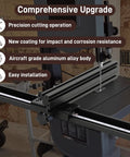 Versatile Bandsaw Fence For 14 Inch Saws With Micro Adjust Positioning, Easy Install Fits Jet Delta General Grizzly And More.