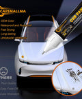 Kia Wolf Gray Touch Up Paint Kit C7S US6 Color Match For Telluride K5 Sorento Sportage Scratch Repair Pen displayed over car hood