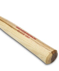 Close-up of hickory handle for Brass Hammer With Hickory Handle 1 Lb Non Sparking Tool For Delicate Surfaces And Bushings Machined