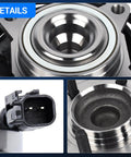 Close-up of Front Wheel Bearing And Hub Assembly For 2011 To 2014 Ford Expedition 2011 To 2014 Ford F150 And 2011 To 2014 Lincoln Navigator