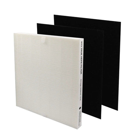 Replacement Air Filter For Coway AP-1512HH Mighty And Airmega 200M, H13 Main Filter With Two Activated Carbon Filters, 1 Year Pack