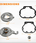 Power Clutch Lever Kit With Reduced Effort Easy Pull For Harley Big Twin 1987 And Up dimensions with gaskets and ramps