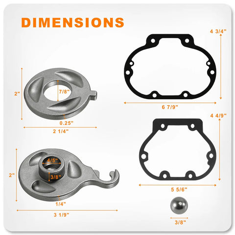 Power Clutch Lever Kit With Reduced Effort Easy Pull For Harley Big Twin 1987 And Up dimensions with gaskets and ramps