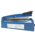 Smooth Operator Eight Inch Manual Impulse Heat Sealer For Plastic Film Mylar And Shrink Wrap Bags Plug And Play Quick Seal Machine side view
