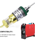 Oil Fuel Pump With Double Filter For 2KW 3KW 5KW Diesel Heater Inline Electric Dosing Pump Pulse Metering Fuel Delivery For Webasto And Eberspacher Heaters