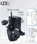 Pro Grade Flux Core Wire Feeder For Welder 24V DC Motor Soldering Wire Feed System dimensions diagram