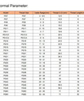Size chart for PG series cable glands showing measurements, including PG36 Cable Gland 22mm To 32mm Waterproof Nylon Wire Hole Joint.