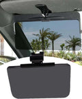 Snuffing That Road Shine With This Badass Anti Glare Car Sun Visor Built For The Tesla Cybertruck, showing flexible swivel clip.