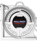 Tough Magnetic Angle Finder With Precision Inclinometer And Rugged Abs Build For Quick Diy Or Job Site Layouts No Hassle Accuracy top view.