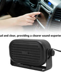 3.5mm Car External Speaker For CB And Ham Radio, Mini External Speaker With 14.76ft Cable, Loud Clear Audio For Mobile Transceivers And Scanners