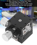 Pro Grade Manual XY Sliding Stage With Dovetail Guide And Lead Screw Fine Tune for precise lab alignment in laboratory setup