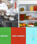 100 Count 70mm Regular Mouth Mason Jar Canning Rings Set, Leakproof Groove Fit, Tinplate Construction, Dishwasher Safe, Refrigerator to Microwave Ready, Perfect for Home Canning and Food Prep in use