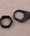 Mounting rings for Push Button Latch Lock Kit With Key For Marine Storage Box Doors, Spring Pop Button Action.