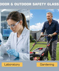 Kickass Clear Safety Glasses Built Solid With Antifog Lenses And Comfortable Fit For Hardworking Crews And Daily Grind Bulk Pack Ansi Certified Protective Eyewear for laboratory and gardening use.