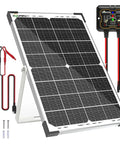 30W Solar Battery Charger And Maintainer With Beefed Up 10A MPPT Controller Upgrade, Waterproof 12V Solar Panel Kit For Car