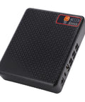 Straight Up Reliable Compact Us Plug Ups Battery Backup For Routers And Modems Delivers 12000Mah Reserve Power, black, compact design, ports visible.