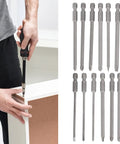Rock Solid 12 Piece Screwdriver Bit Set With S2 Alloy Steel Construction And Precision Tips For Electric Drill Or Manual Use Featuring Sandblasted Anti Rust Surface To Save Your Tools From Damage And Wear, 12 bits shown