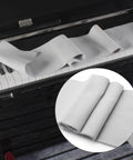 Gray velvet anti-dust cloth on piano keys, part of 2 Pack 88 Key Piano Keyboard Dust Covers Red And Gray Velvet Anti Dust Cloths For Digital Electric Pianos Upright Grand Pianos Protectors Set Soft Velvet Shield To Keep Debris Off While You Play.
