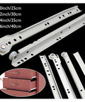 Ultra Quiet Furniture Pulley Kit For Two Section Cabinets With Keyboard Roller, Table Chute, 16 Inch 40 CM Compatible slides