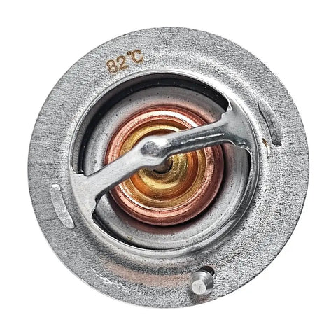 Heavy Duty Engine Thermostat M147342 For Precise Temperature Regulation That Opens At 82 C 179 F To Prevent Overheating And Stand Up To Outdoor Rugged Use Under Heavy Loads Durable Alloy Housing For Long Term Outdoor Use And Easy Install. 82°C metal engine thermostat
