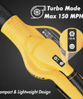 Cordless Leaf Blower With Dual Batteries And Charger, 21V Electric Power, Two Speed Settings, Lightweight Battery Powered Blower