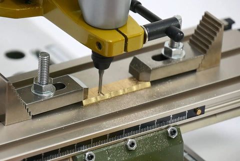 Micro Compound Table KT 70 Built For Pros And DIYers With Clamp Kit And Adjustable Ruler For Precise Alignment On Drill Stands And Drill Presses Includes Spindle Shield And Easy Attachment For MB140 S TBM115 MS4