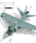 Metal Airplane Model Kit For Kids 8 9 10 11 12 Teens Hands On DIY STEM Building Toys With 282 Durable Metal Components Nuts Bolts Screwdrivers And Wrenches Great Birthday Gift For Boys And Girls