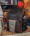 Heavy Duty Jobsite Ready Workhorse Tool Backpack With 21 Pockets And Large Interior Water Resistant 1680D Ballistic