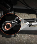 Cat 1-1 Hydraulic Top Link For Tractors, 11 Inch Stroke, Retracted Length About 20.88 Inches, Extended Length Up To 31.88 Inches, installed view