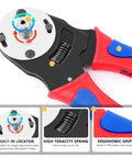 Deutsch DT Connector Kit 540 Piece Set With KN16 Crimper And Removal Tool for automotive electrical wiring close-up.