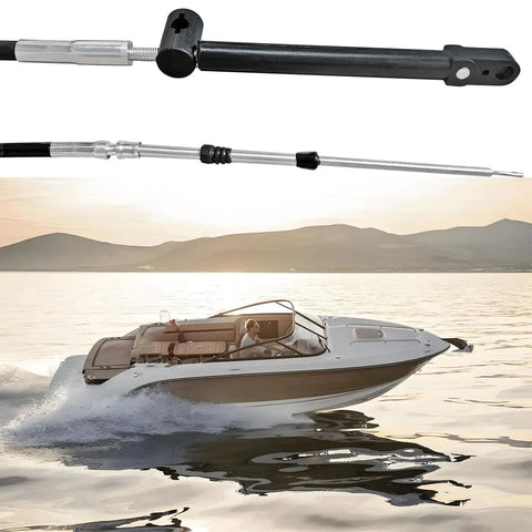 2 Pack 16ft Gen II Boat Throttle And Shift Remote Control Cable For Mariner Mercury MerCruiser Replaces CC18916 Durable Replacement