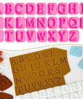 Dope 26 Piece Alphabet Polymer Clay Cutters Set Uppercase Letters For Polymer Clay Molds And DIY Crafts Durable Plastic Tools