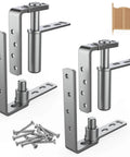 Saloon Door Hinges Double Action Self Closing Heavy Duty No Fuss Swinging Door Hardware For Cafe Doors Two Way Swing 304 Stainless Steel Rustproof Corrosion Resistant 2 Pack