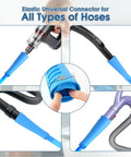 All In One Dryer Vent Cleaning Kit For Most Vacuums With Extendable Hose Long Reach Brush Lint Removal Pro Kit Flexible Duct Attachment