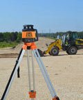Heavy Duty Aluminum Laser Tripod For Contractors With Five Eighths Inch Eleven Thread Adjustable Four To Five Foot Working Height