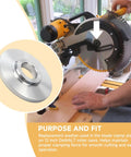 Beefed Up 12 Inch Miter Saw Washer Replacement For Blade Clamp Stack Fits DWS716XPS DWS779 DWS780 DHS790AB shown in use