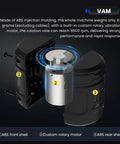 Racing Simulator Pedals With Vibration Motor Module showing ABS shell and custom rotary motor details