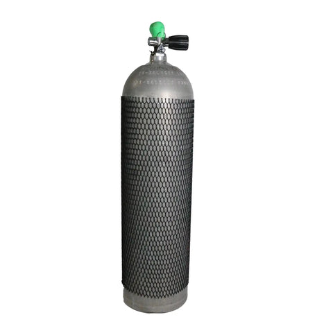 Stretchable Tank Guard Mesh Cover For Diving Tanks 7 To 8 Inches Snug Fit Anti Scratch Protection Easy Install Durable Black Sleeve