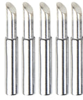 Five Piece 900 Mt Series Copper Soldering Tips Thick Transfer Welding Station Replacement For Heat Iron Plus Power Supply Pure Metal Efficiency, set of 5 tips, pure metal construction.