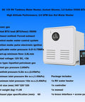 Heavy Duty 12V Propane Tankless Water Heater For Camper And Rv Delivers Sizzling Hot Water With Zero Preheat Delay And Steady Continuous Flow For Van Lifers On The Road