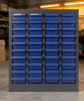 40 Drawer Metal Parts Storage Cabinet With Alloy Steel Frame And Removable ABS Bins for Garage Workshop or Office Supplies