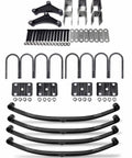 6K Mobile Home Trailer Axle Suspension Kit With Mono Leaf Springs U Bolt And Hanger, 3,000 Lb Per Spring, 6,000 Lb Total Capacity
