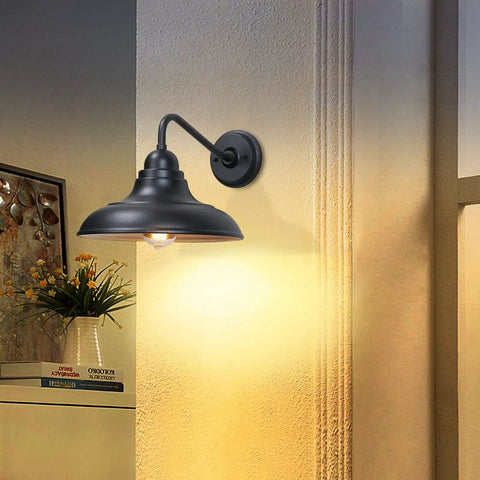 Three Pack Outdoor Wall Lights Wall Mount Sconce Set For Farmhouse Homes And Indoor Exteriors Black Matte Finish Classic Barn Style 12 Inch Weatherproof Durable Rustic Modern Look For Indoor Outdoor Use