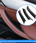 Door Handle Cover Set For BMW X5 F15 2014 2018 And BMW X6 F16 2015 2018 3 Piece Left And Right Pull Handle Covers In Black Installation