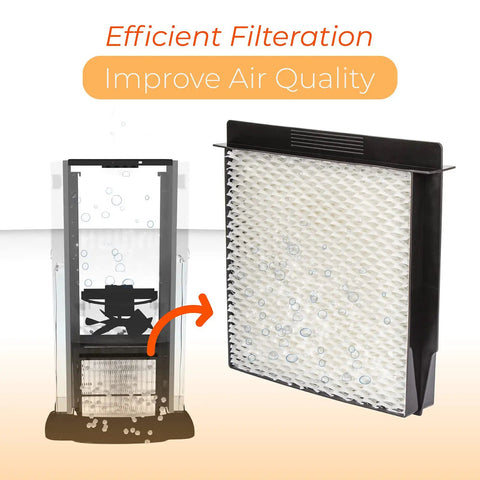 Must Have 1040 Replacement Wick Filter For Essick Aircare Humidifiers Fits B40 B40-C 3D6-100 5D6-700 7D6-100 efficiency