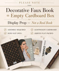 Luxe Large Faux Decorative Books Set 4 Pieces Cardboard Foldable Props For Photography And Home Staging Modern Coffee Table Decor Minimalist Room Accessory Dope Magazine Ready Editorial Vibe displayed flat.